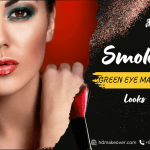 Smokey Green Eye Makeup Look